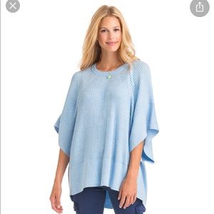 Vineyard Vines Ribbed Sweater Poncho